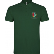 Star koszulka męska polo z krótkim rękawem 200 g/m², 3xl, zielony
