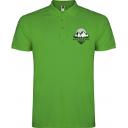 Star koszulka męska polo z krótkim rękawem 200 g/m², m, zielony