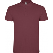 Star koszulka męska polo z krótkim rękawem 200 g/m², 3xl, czerwony