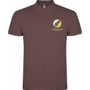 Star koszulka męska polo z krótkim rękawem 200 g/m², xl, czerwony