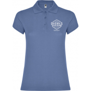 Star koszulka damska polo z krótkim rękawem 200 g/m², s, niebieski