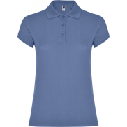 Star koszulka damska polo z krótkim rękawem 200 g/m², xl, niebieski