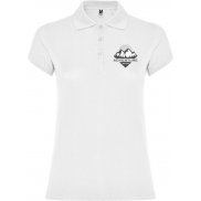 Star koszulka damska polo z krótkim rękawem 200 g/m², s, biały