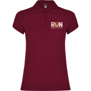 Star koszulka damska polo z krótkim rękawem 200 g/m², l, fioletowy