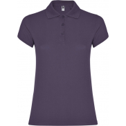 Star koszulka damska polo z krótkim rękawem 200 g/m², l, fioletowy