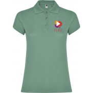 Star koszulka damska polo z krótkim rękawem 200 g/m², m, zielony
