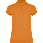 Star koszulka damska polo z krótkim rękawem 200 g/m², l, pomarańczowy