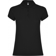 Star koszulka damska polo z krótkim rękawem 200 g/m², 2xl, czarny