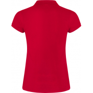 Star koszulka damska polo z krótkim rękawem 200 g/m², m, czerwony