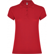 Star koszulka damska polo z krótkim rękawem 200 g/m², 3xl, czerwony