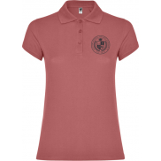 Star koszulka damska polo z krótkim rękawem 200 g/m², s, czerwony