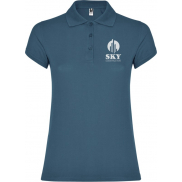Star koszulka damska polo z krótkim rękawem 200 g/m², xl, niebieski