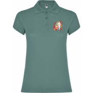 Star koszulka damska polo z krótkim rękawem 200 g/m², xl, niebieski