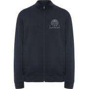 Ulan bluza unisex z zamkiem błyskawicznym na całej długości 280 g/m², l, niebieski