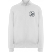 Ulan bluza unisex z zamkiem błyskawicznym na całej długości 280 g/m², l, biały