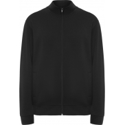 Ulan bluza unisex z zamkiem błyskawicznym na całej długości 280 g/m², xs, czarny