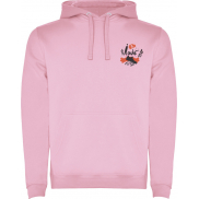 Urban męska bluza z kapturem 280 g/m², m, różowy