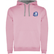 Urban męska bluza z kapturem 280 g/m², m, różowy, szary