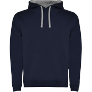 Urban męska bluza z kapturem 280 g/m², 2xl, niebieski, szary
