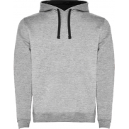 Urban męska bluza z kapturem 280 g/m², 2xl, szary, czarny