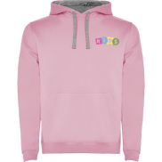 Urban dziecięca bluza z kapturem 280 g/m², 9/10, różowy, szary