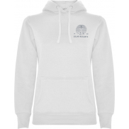 Urban damska bluza z kapturem 280 g/m², m, biały