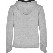 Urban damska bluza z kapturem 280 g/m², l, szary, czarny