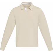Clyde bluza polo do rugby unisex, m, piasek pustyni