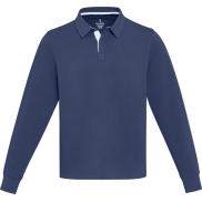 Clyde bluza polo do rugby unisex, xxl, niebieski