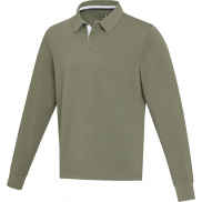 Clyde bluza polo do rugby unisex, 3xl, zielony