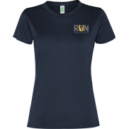 Damski t-shirt z krótkim rękawem Slam 100 g/m², s, niebieski