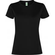 Damski t-shirt z krótkim rękawem Slam 100 g/m², 2xl, czarny