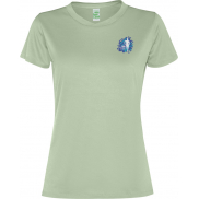 Damski t-shirt z krótkim rękawem Slam 100 g/m², 2xl, zielony