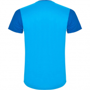 Detroit sportowa koszulka unisex z krótkim rękawem 130 g/m², xl, niebieski