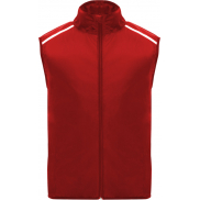 Jannu lekki ocieplacz unisex do biegania, xl, czerwony