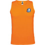 Andre męski podkoszulek sportowy 140 g/m², l, pomarańczowy