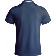 Tamil sportowa koszulka męska polo z krótkim rękawem 150 g/m², xl, niebieski, biały