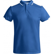 Tamil sportowa koszulka dziecięca polo z krótkim rękawem 150 g/m², 4, niebieski, biały