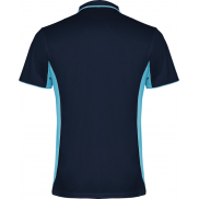 Montmelo koszulka polo unisex z krótkim rękawem 150 g/m², 2xl, niebieski