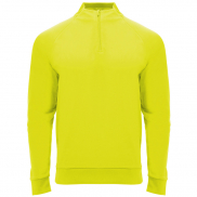 Epiro bluza unisex z długim rękawem i zamkiem błyskawicznym 1/4 200 g/m², s, żółty