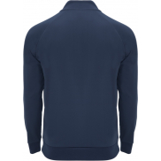 Epiro bluza unisex z długim rękawem i zamkiem błyskawicznym 1/4 200 g/m², m, niebieski
