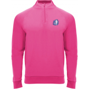 Epiro bluza unisex z długim rękawem i zamkiem błyskawicznym 1/4 200 g/m², xl, różowy