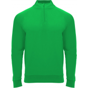 Epiro bluza unisex z długim rękawem i zamkiem błyskawicznym 1/4 200 g/m², l, zielony