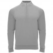 Epiro bluza unisex z długim rękawem i zamkiem błyskawicznym 1/4 200 g/m², s, szary