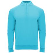 Epiro bluza unisex z długim rękawem i zamkiem błyskawicznym 1/4 200 g/m², 3xl, niebieski