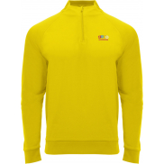 Epiro dziecięca bluza z długim rękawem i zamkiem błyskawicznym 1/4 200 g/m², 16, żółty