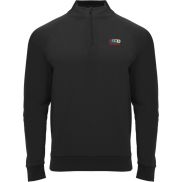 Epiro dziecięca bluza z długim rękawem i zamkiem błyskawicznym 1/4 200 g/m², 16, czarny