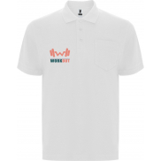 Centauro Premium koszulka polo unisex z krótkim rękawem 220 g/m², 3xl, biały