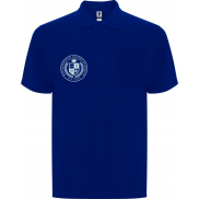 Centauro Premium koszulka polo unisex z krótkim rękawem 220 g/m², 2xl, niebieski