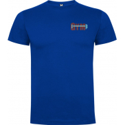 Dogo koszulka męska premium z krótkim rękawem 165 g/m², l, niebieski